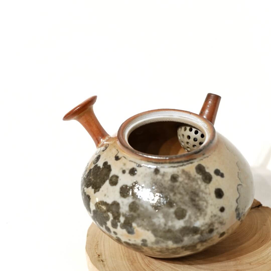 Side-handed Ceramic Teapot - Woodfire Kiln