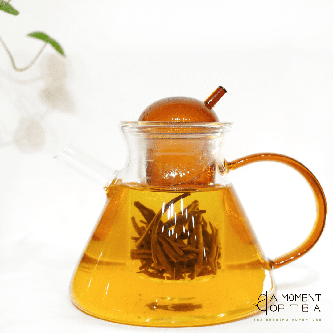 glass tea infuser teapot