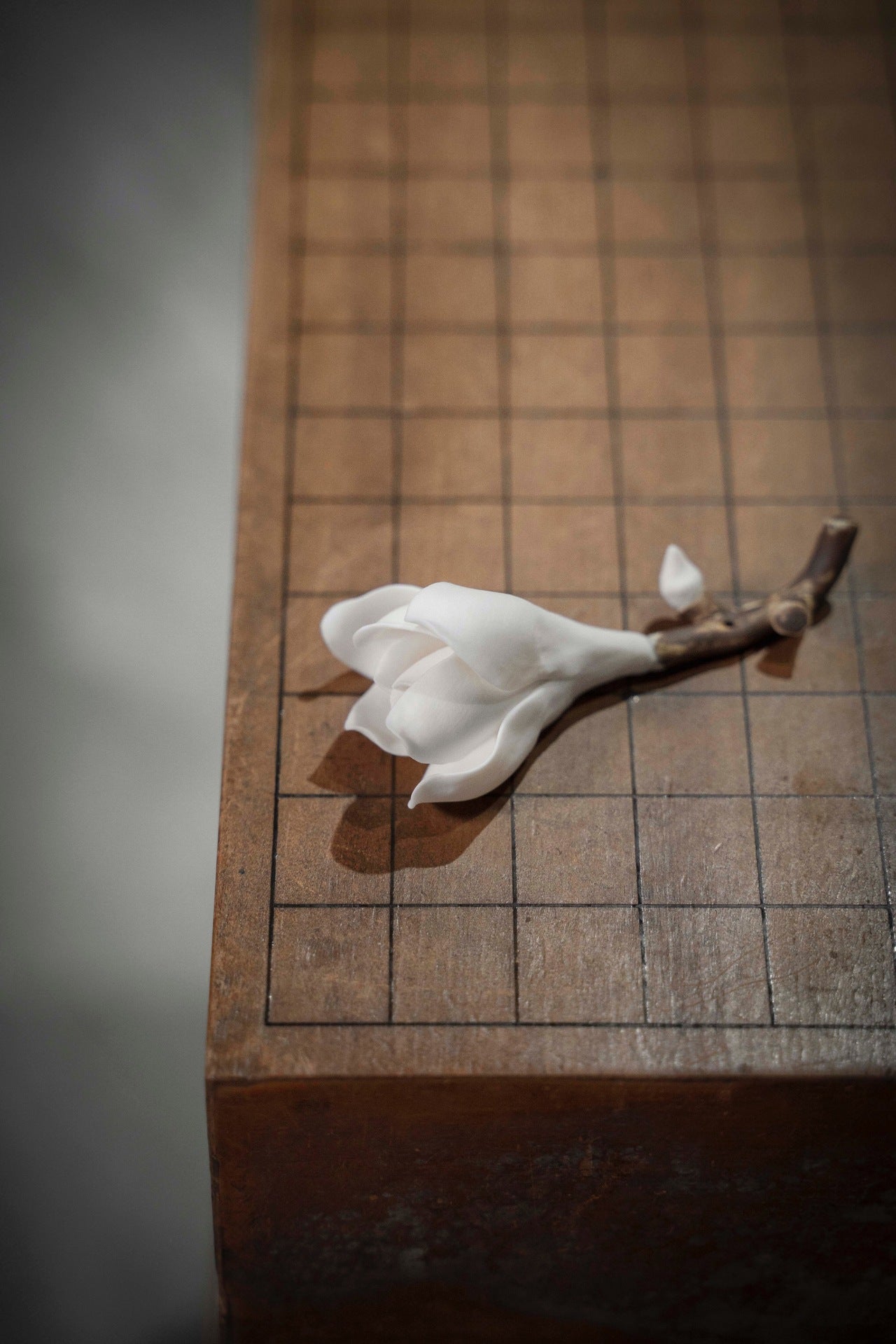 Handcrafted Magnolia Ceramic Incense Holder