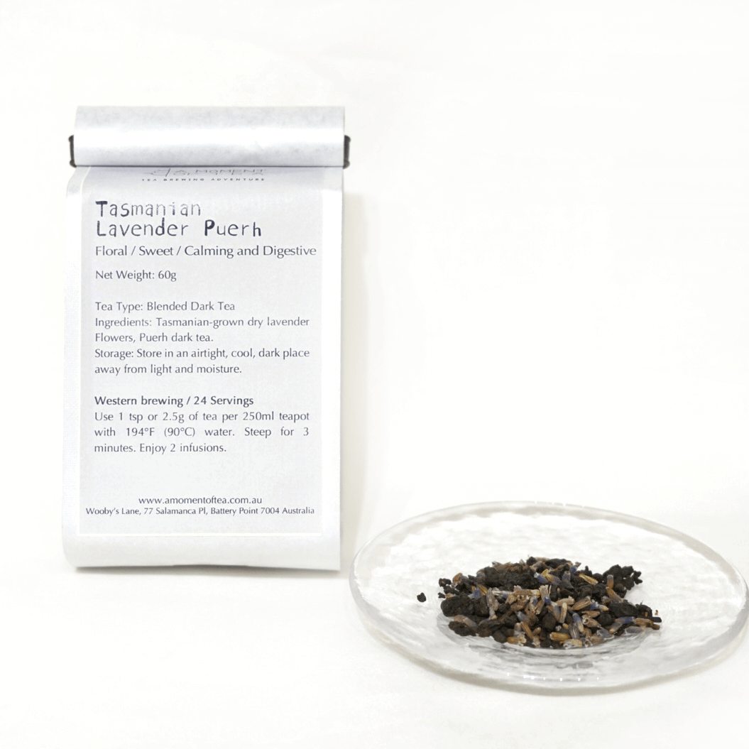 award winning lavender puerh tea and Paper Pack