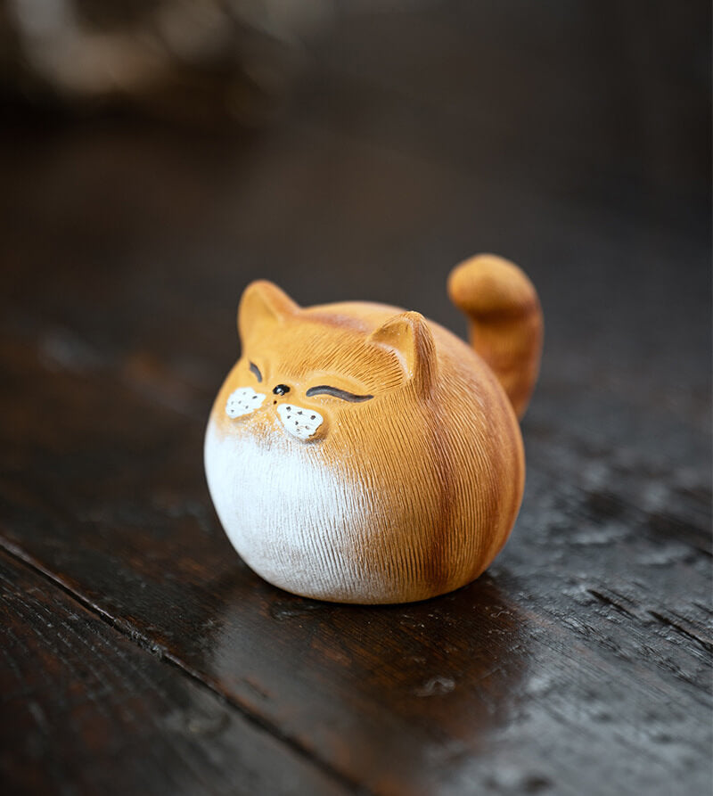 Chubby Cat Tea Pet