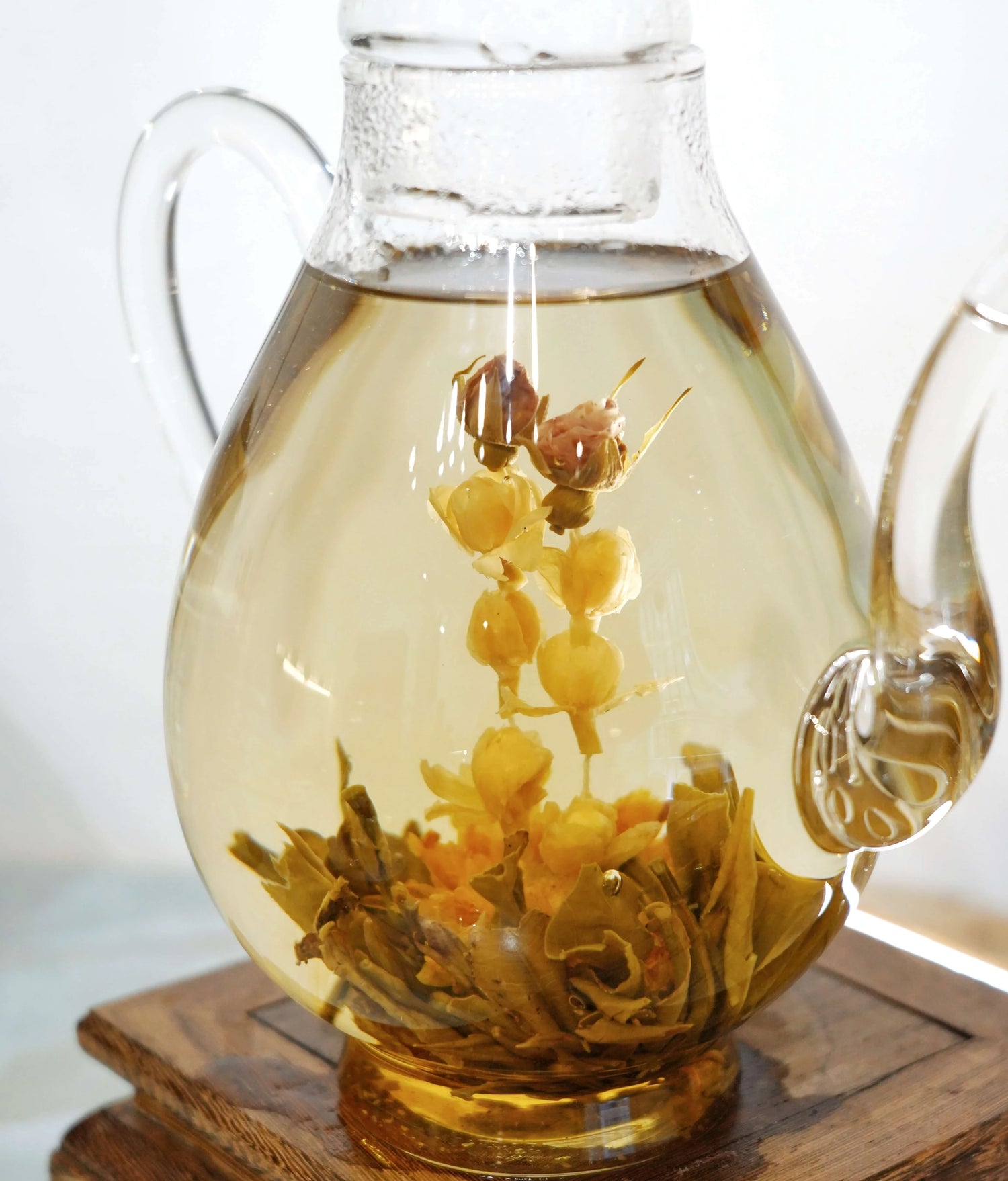 Blooming Flower Tea in Glass teapot