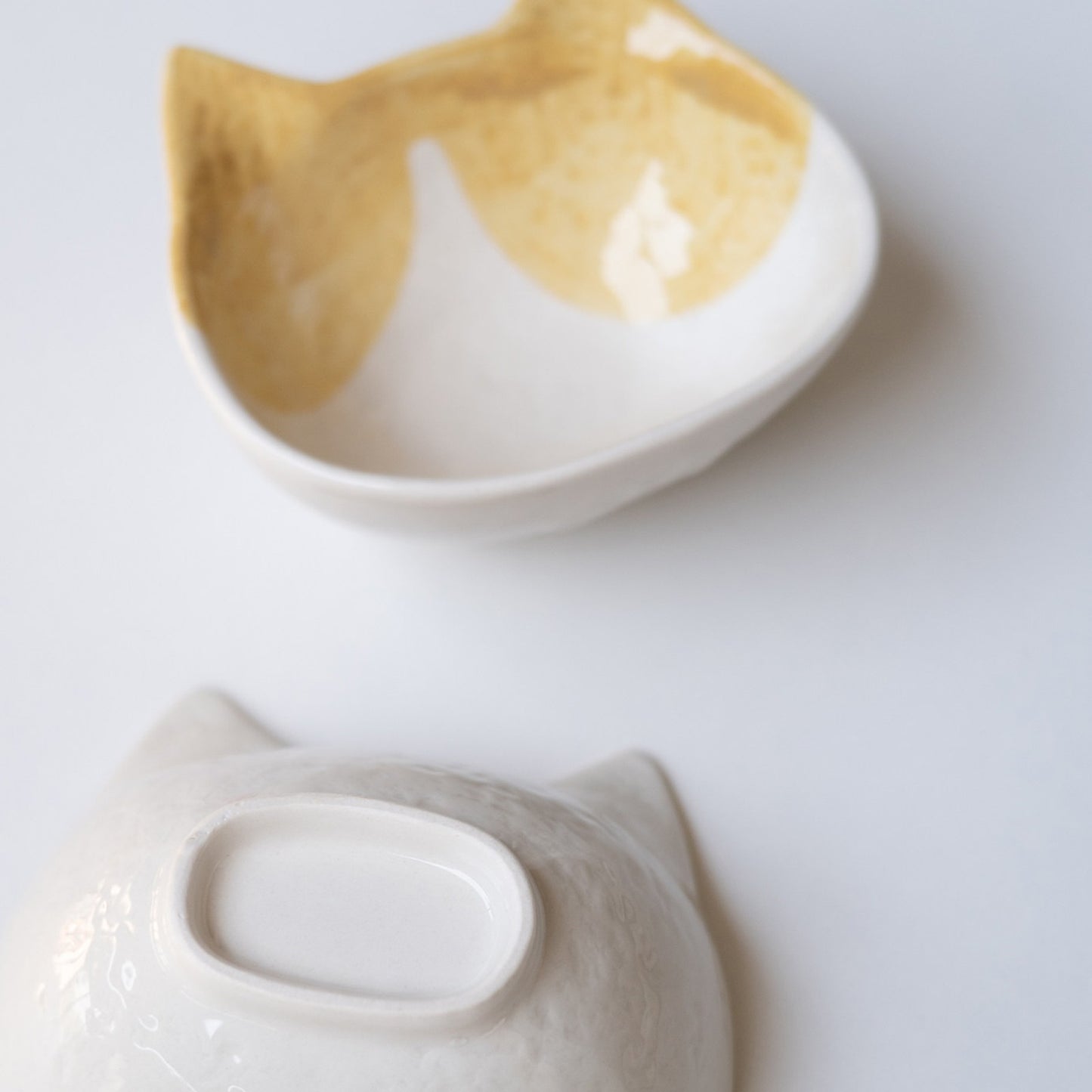 Speckled ear cat-head bowl with ginger ears, 250 ml