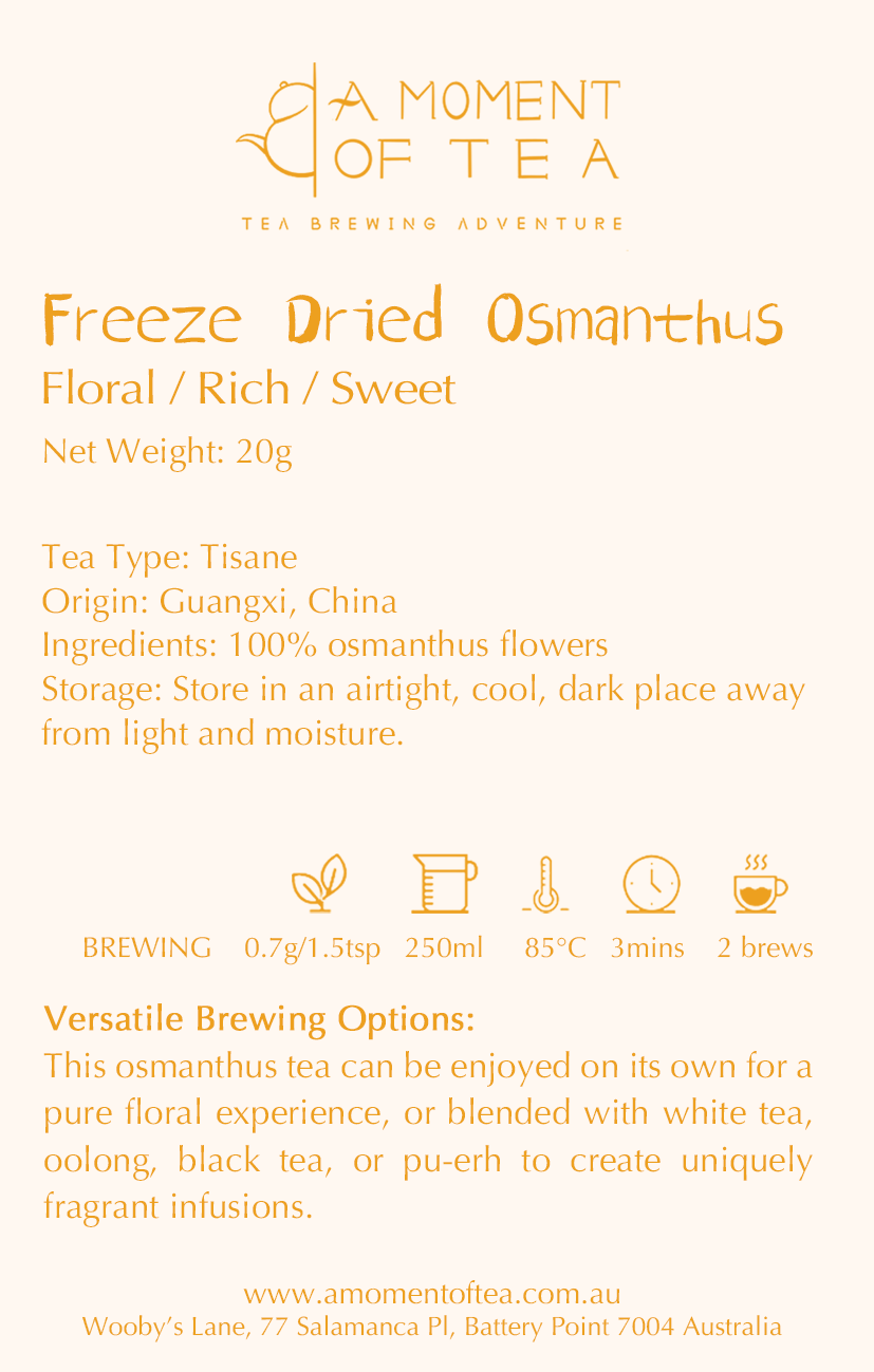 Freeze Dried Osmanthus Flower Tea