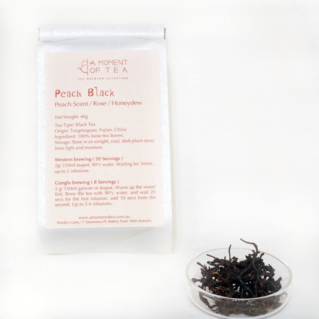 Peach Black 40g - A Moment of Tea