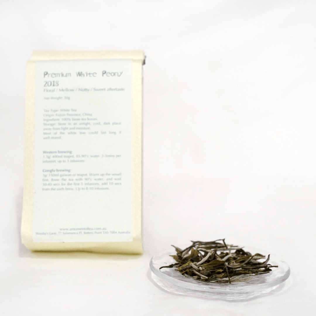 Premium White Peony 2018 - A Moment of Tea